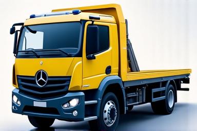 Bild eines modernen Rettungsengel Abschleppwagens